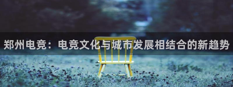 蜂鸟电竞：郑州电竞：电竞文化与城市发展相结合的新趋势